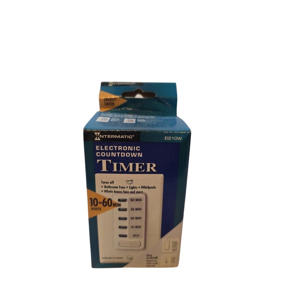 Intermatic EI210w Auto Shut Off Timer,White,1/4 Hp